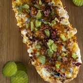 Bacon Cheeseburger Flatbread