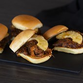 BBQ Pulled Pork Sliders (4)